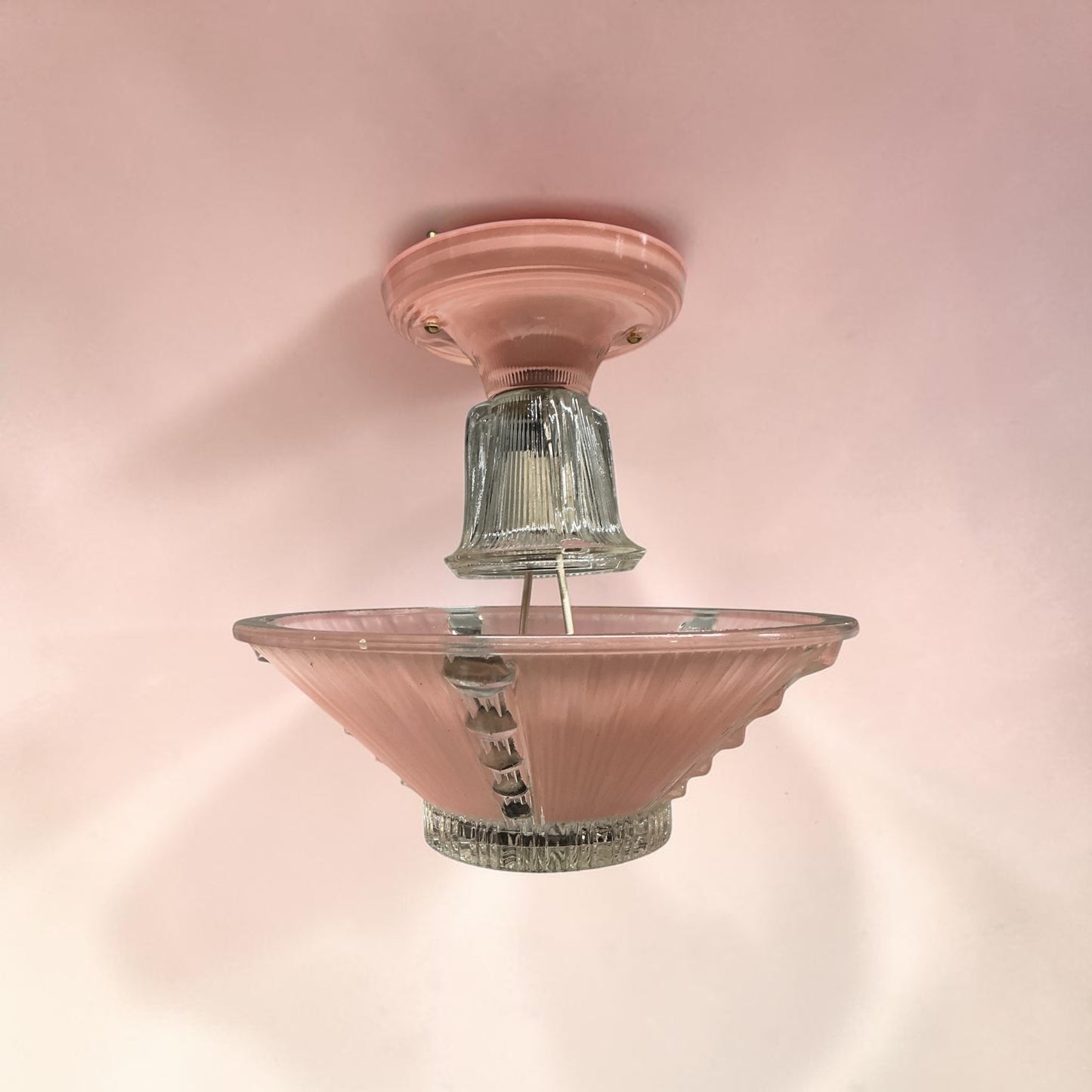 Antique Art Deco Flush Mount Light(1930’s/40’s)