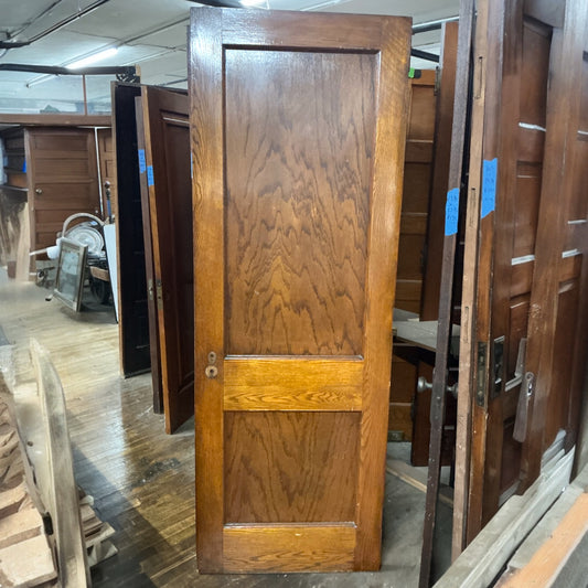 Antique Oak Interior Door