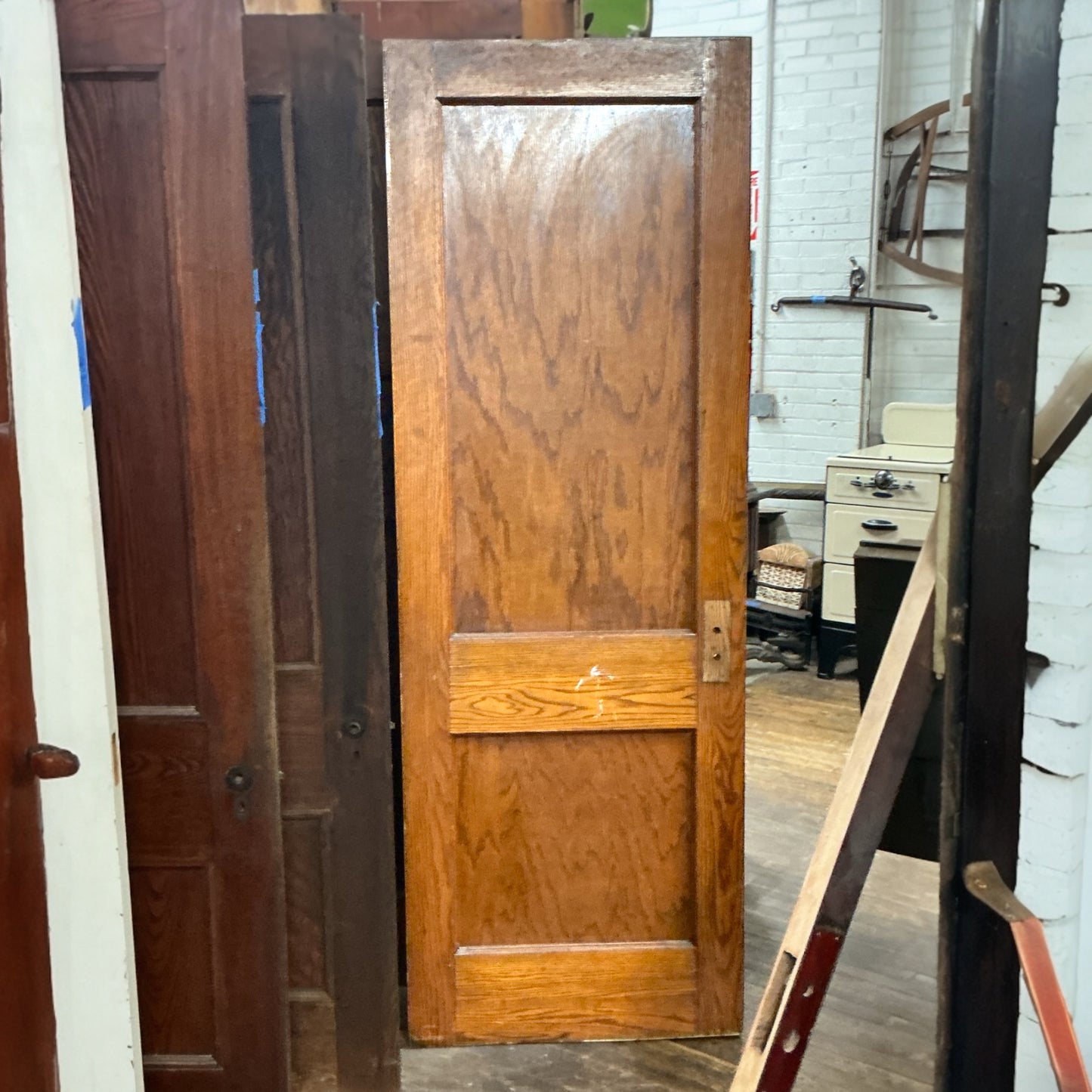 Antique Oak Interior Door