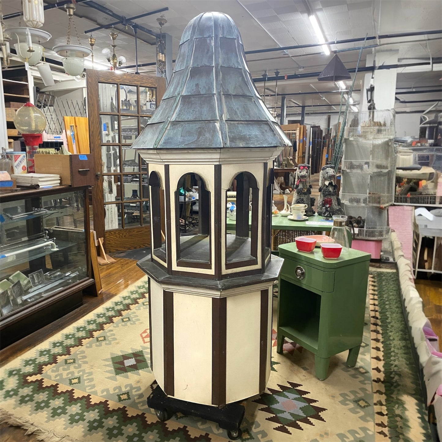 Antique Copper and Wood Cupola