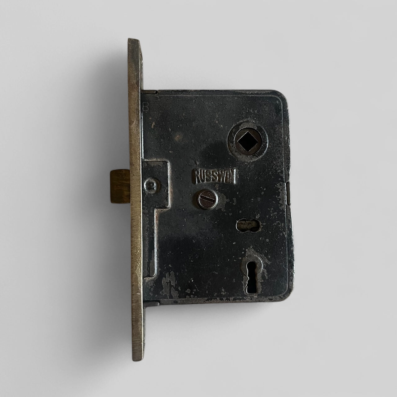 Antique Russwin Exterior Mortise Lock (#0122 2 1/2)