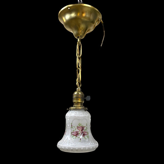 Antique Victorian Pendant Light(Rewired)