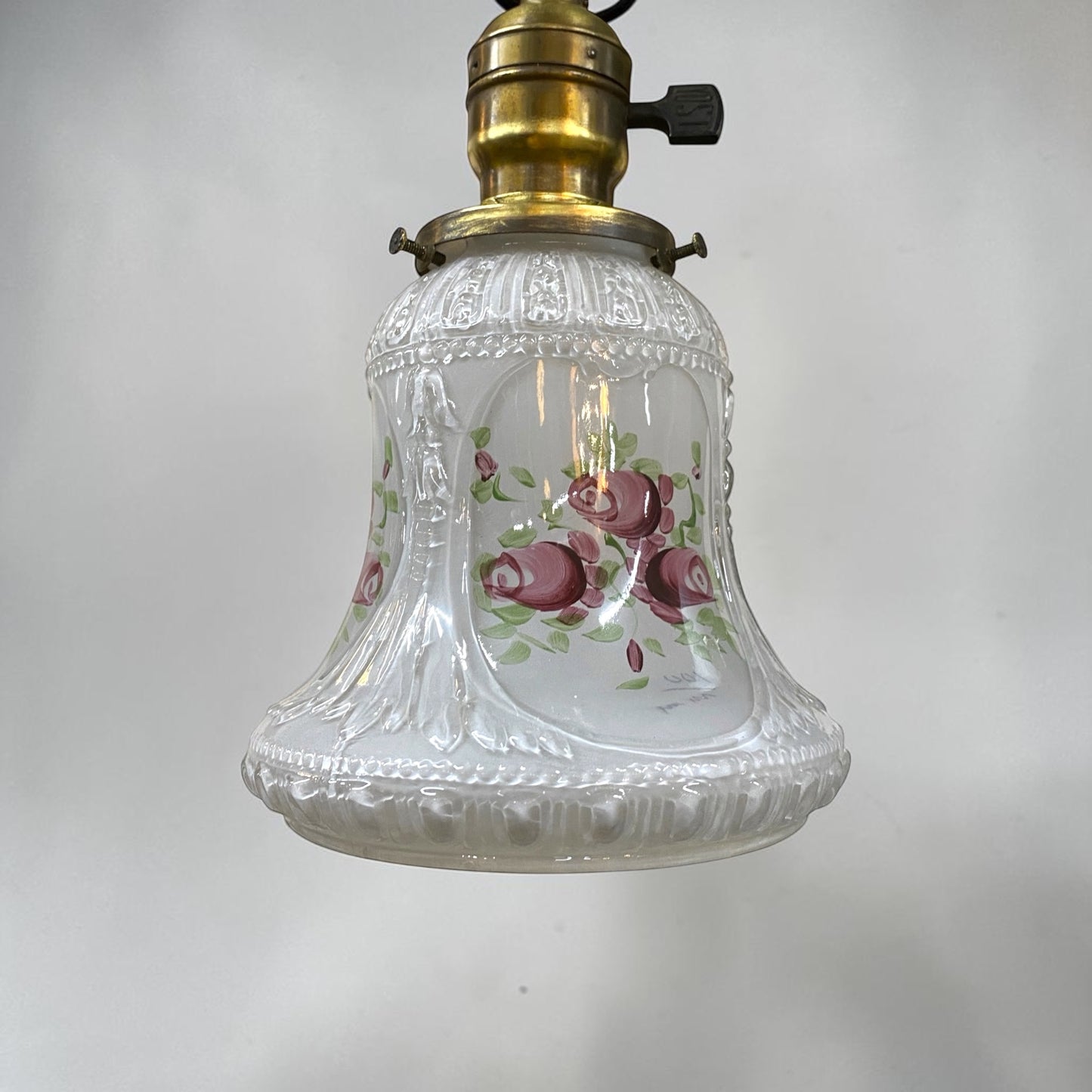 Antique Victorian Pendant Light(Rewired)