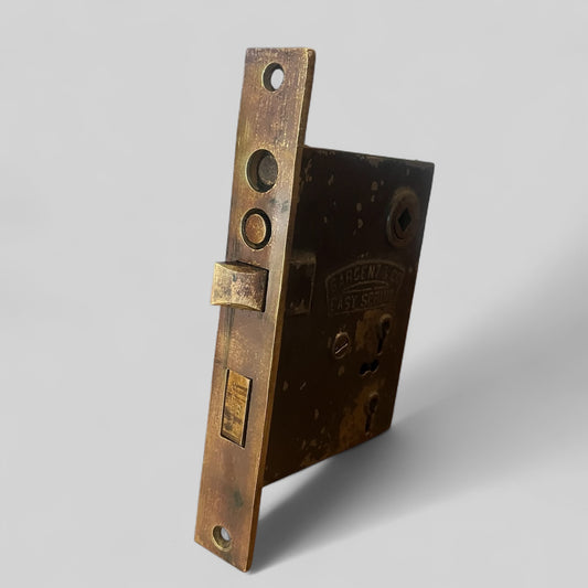 Antique Sargent & Co. Easy Spring Exterior Door Mortise Lock (#6354)