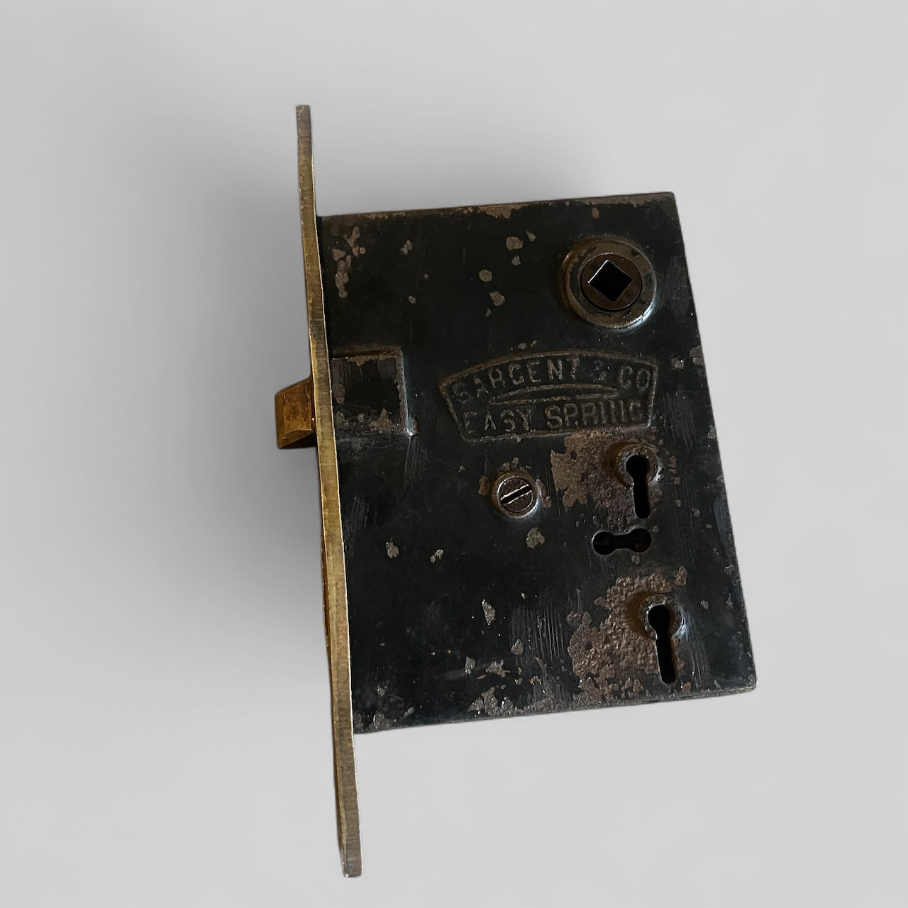 Antique Sargent & Co. Easy Spring Exterior Door Mortise Lock (#6354)