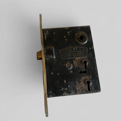 Antique Sargent & Co. Easy Spring Exterior Door Mortise Lock (#6354)