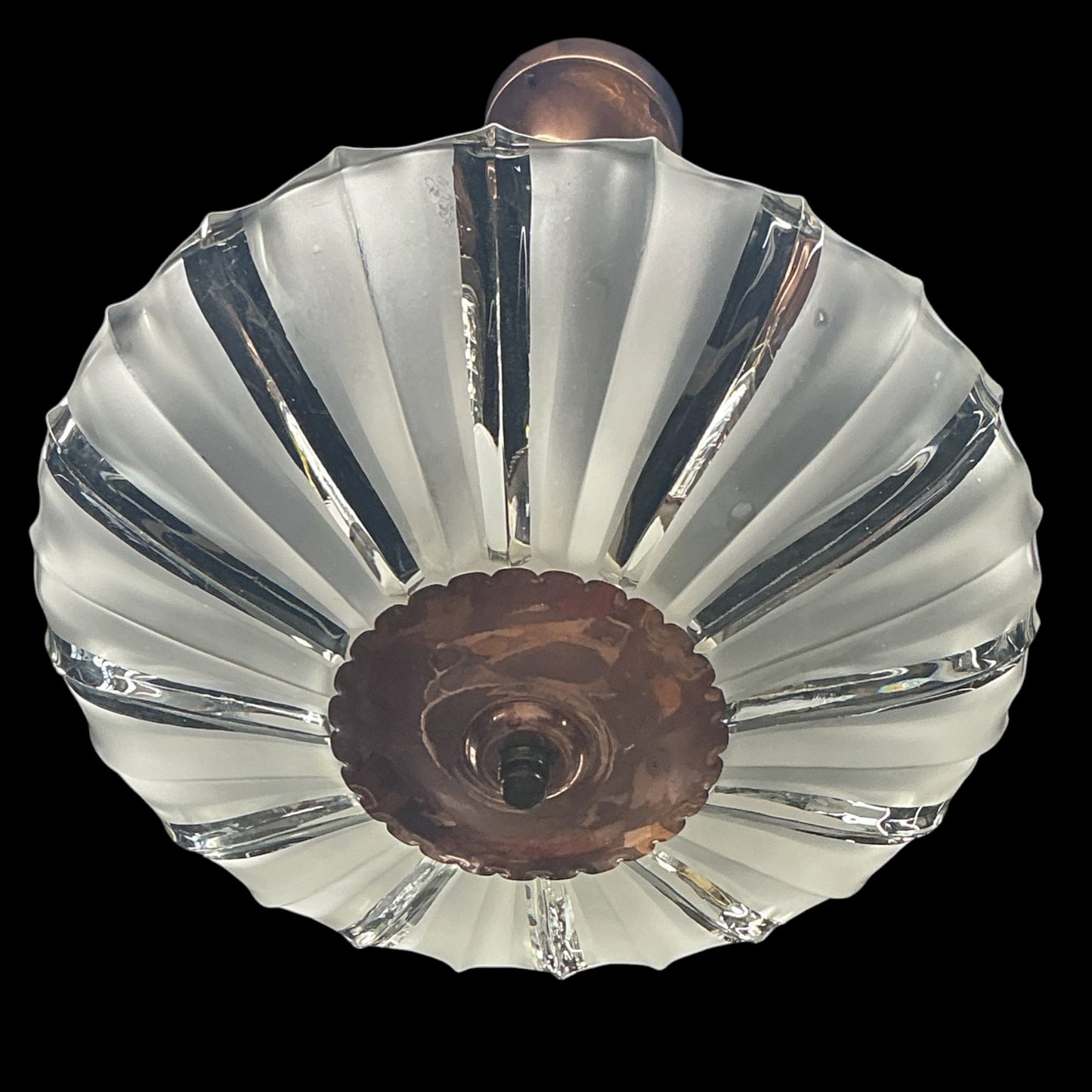 Antique Art Deco Pendant Light(Rewired)
