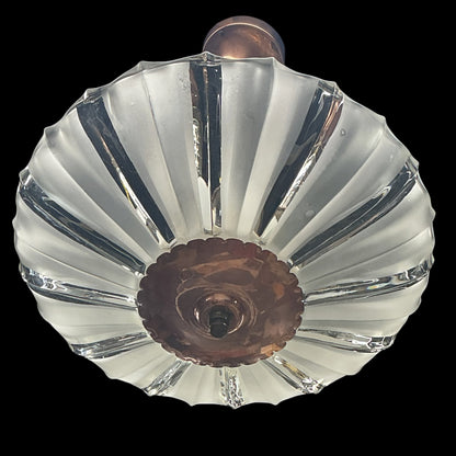 Antique Art Deco Pendant Light(Rewired)