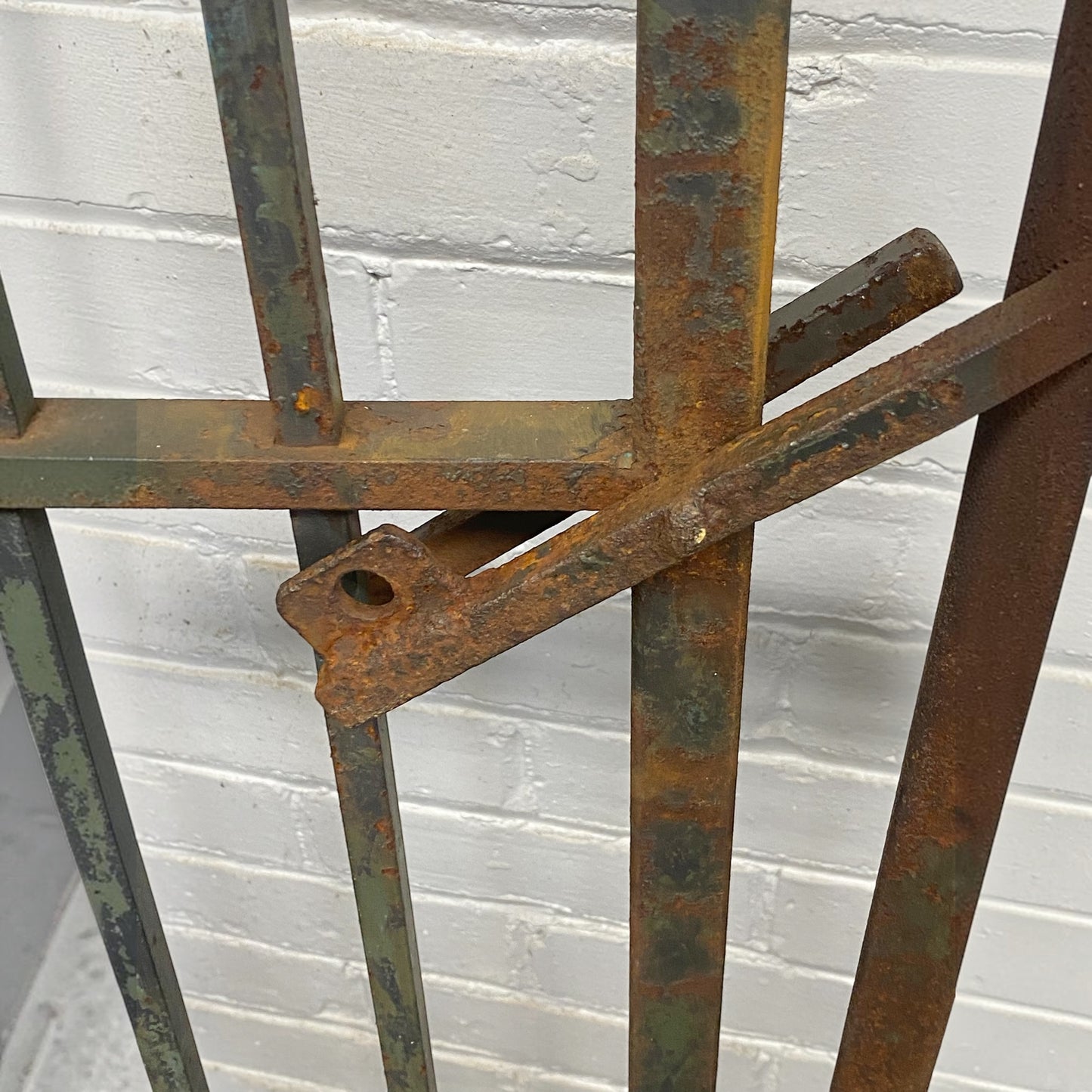 Antique Iron Garden Gate Set
