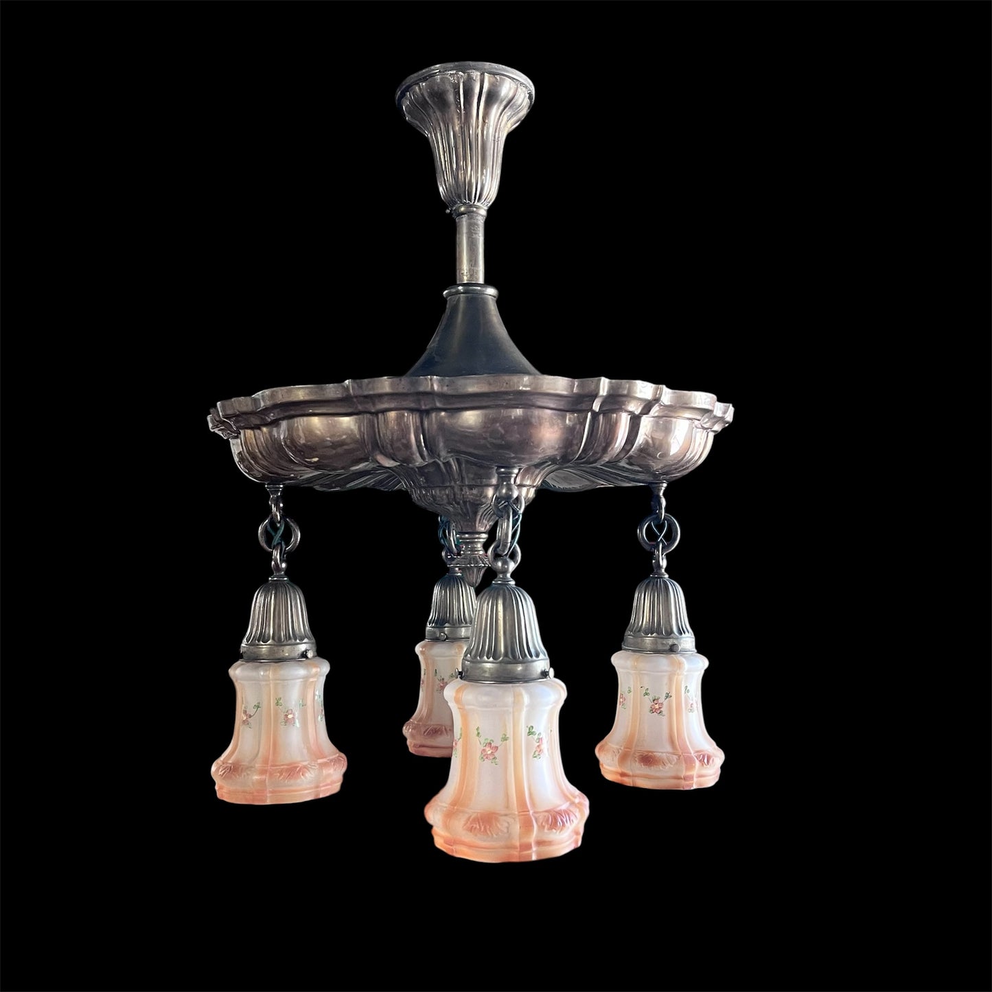 Antique Late Victorian/Early Art Deco Chandelier(1920’s)