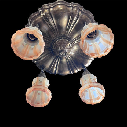Antique Late Victorian/Early Art Deco Chandelier(1920’s)