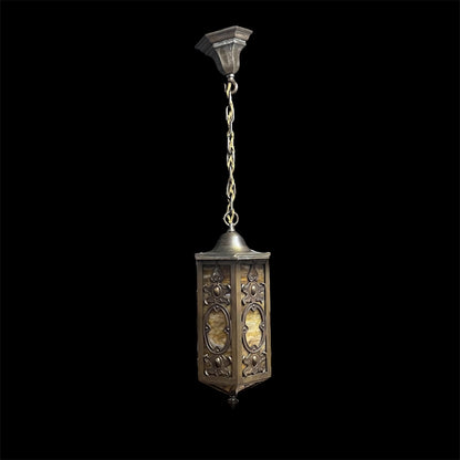 Antique Spanish/Gothic Pendant Light(Rewired)