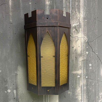 Antique Gothic Church Lantern     (Rewired)