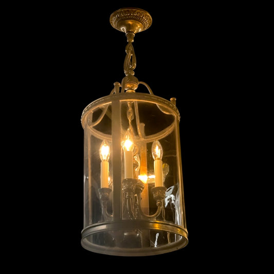 Antique Cylinder Pendant Light(1930’s)Rewired