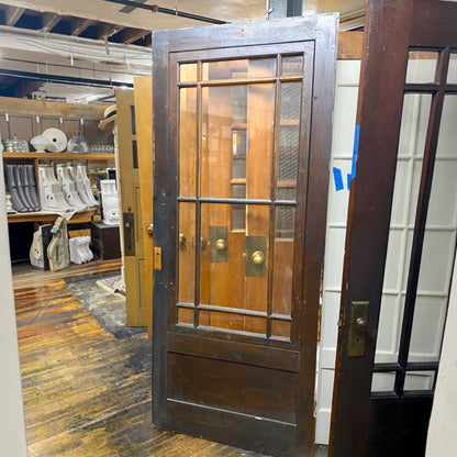Antique 12 Pane Exterior/Interior Door