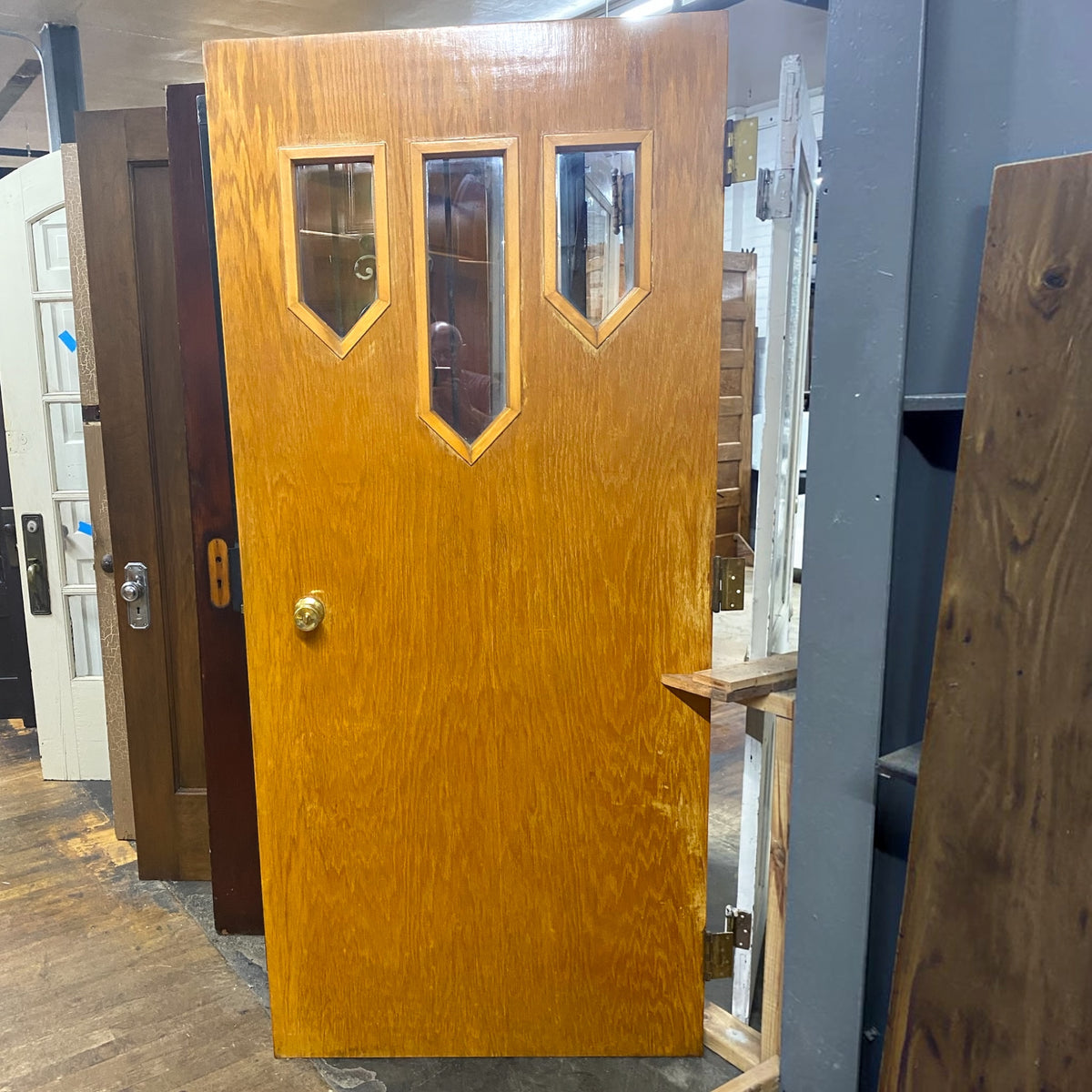 Antique Exterior/Entry Door(Chevrons)