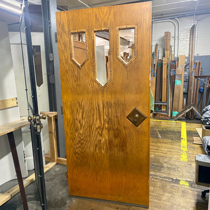 Antique Exterior/Entry Door(Chevrons)