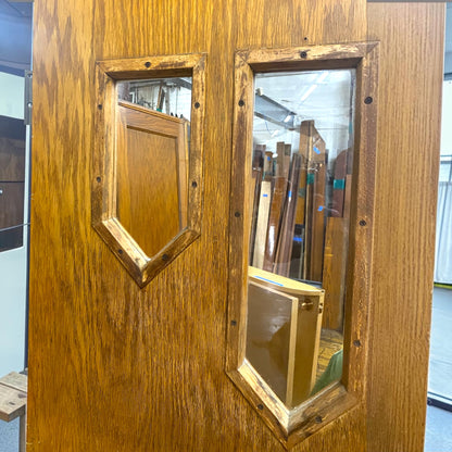 Antique Exterior/Entry Door(Chevrons)