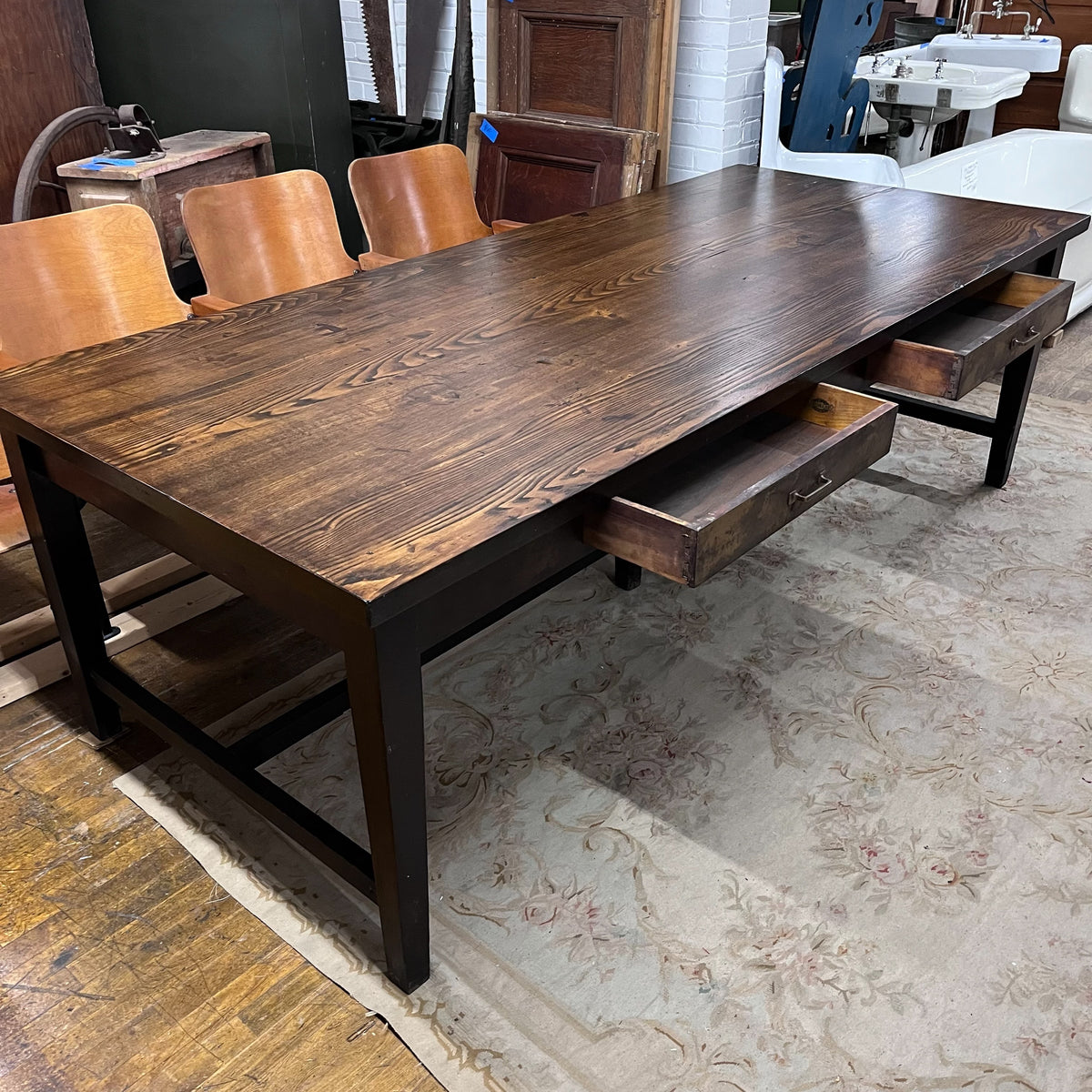 Large Antique Table(A.J. Johnson & Sons, Chicago)