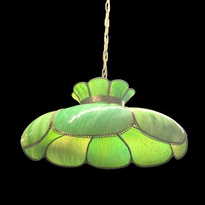 Antique Nouveau/Arts & Crafts Pendant Light(Rewired)