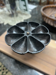Antique Cast Iron Eight Tray "Star Nail Cup"