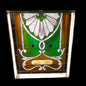 Large Antique Stained Glass Window