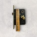 Load image into Gallery viewer, Antique Yale Oversized Interior Mortise Lock with Thumb Turn and Skeleton Key
