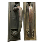 Load image into Gallery viewer, Large Antique Hadrain Exterior Door Hardware Set with Mortise Lock
