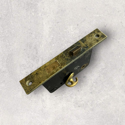 Antique Yale Oversized Interior Mortise Lock with Thumb Turn and Skeleton Key