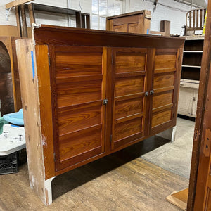 Antique Douglas Fir Cabinet with Original Hardare