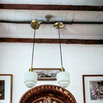 Load image into Gallery viewer, Antique Art Deco Pendant Light
