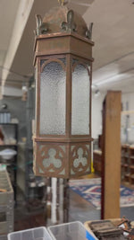 Load and play video in Gallery viewer, Antique Copper Pendant Light - New Wiring and Socket
