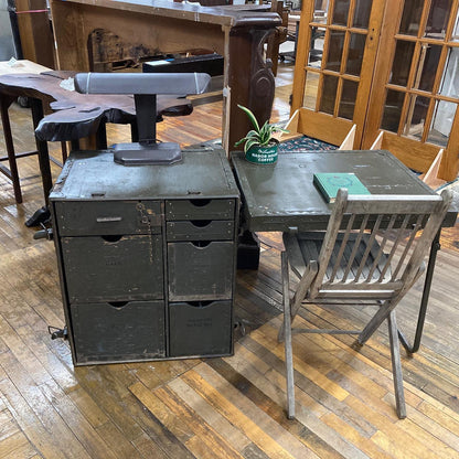 Vintage Military Officer's Field Desk