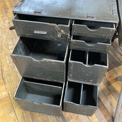 Vintage Military Officer's Field Desk