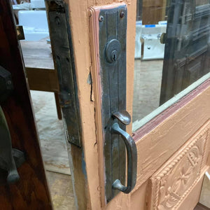 Antique Storefront Door with Beveled Glass