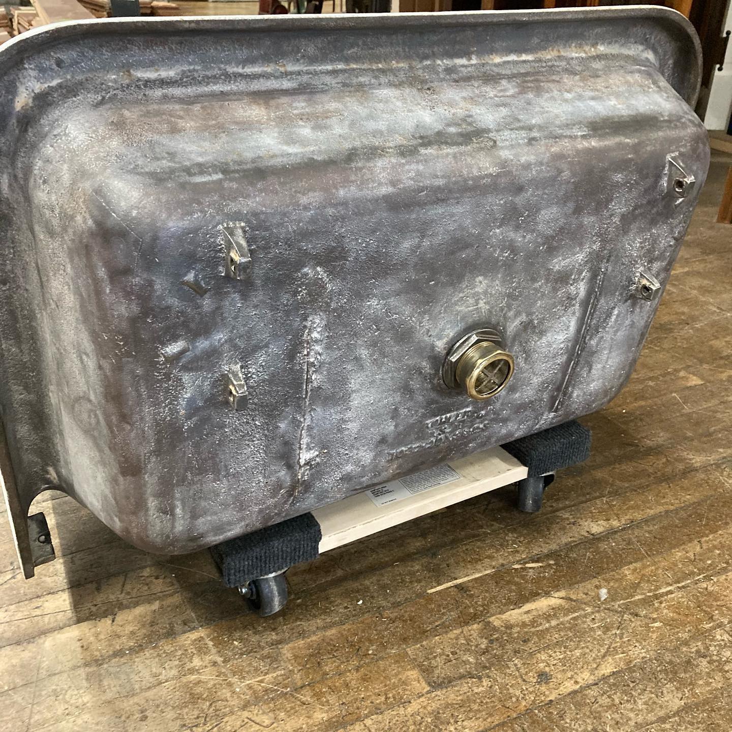 Antique Kohler High Back Cast Iron Sink