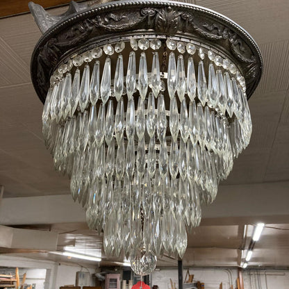 Antique Crystal Chandelier