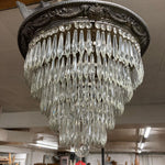 Load image into Gallery viewer, Antique Crystal Chandelier
