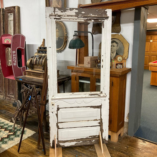 Antique 3/4 Glass Rustic Door