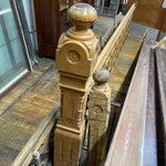 Load image into Gallery viewer, Ornate Antique Stair Railing (two sections) With Two Newel Posts
