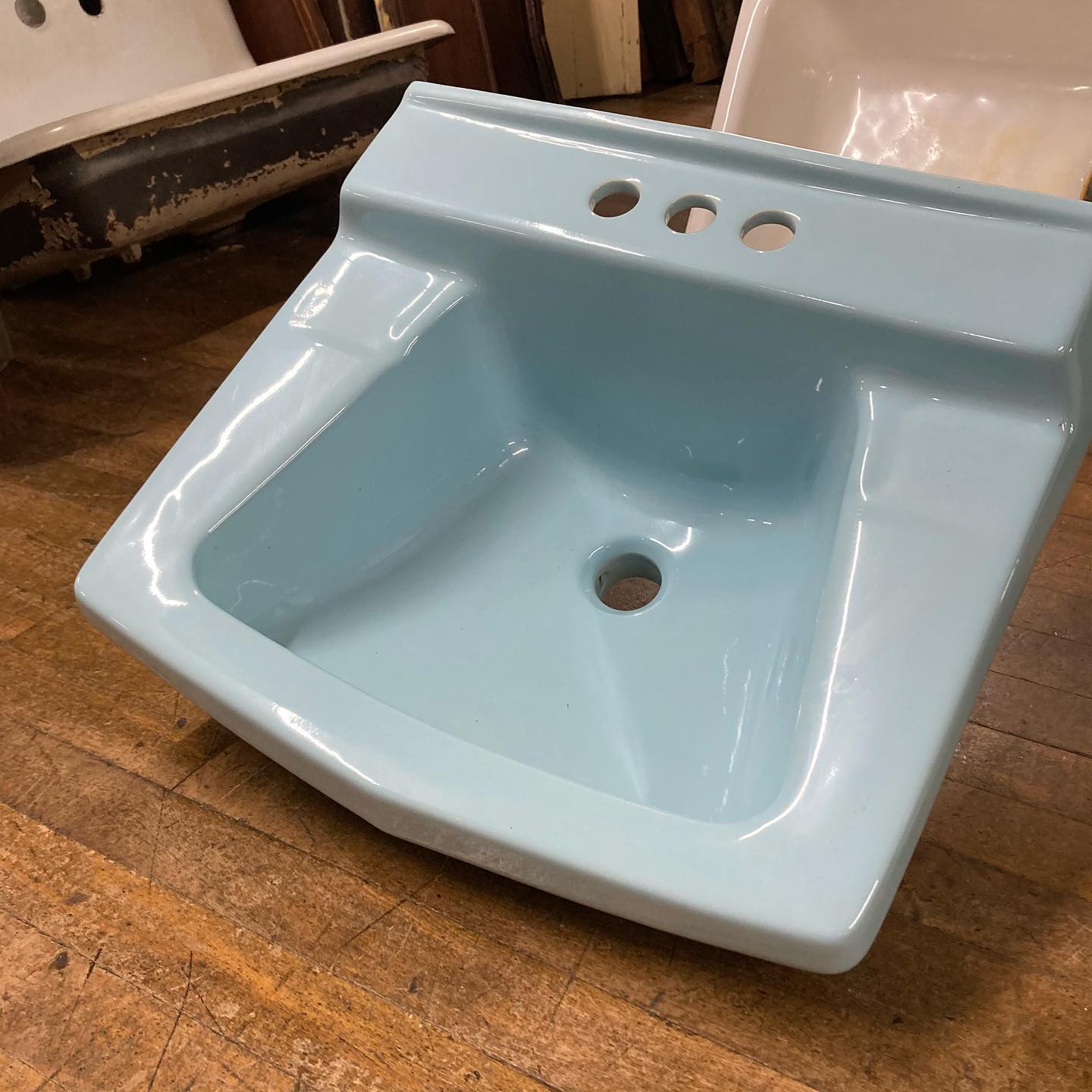 Vintage "NEW OLD STOCK" Baby Blue Sink