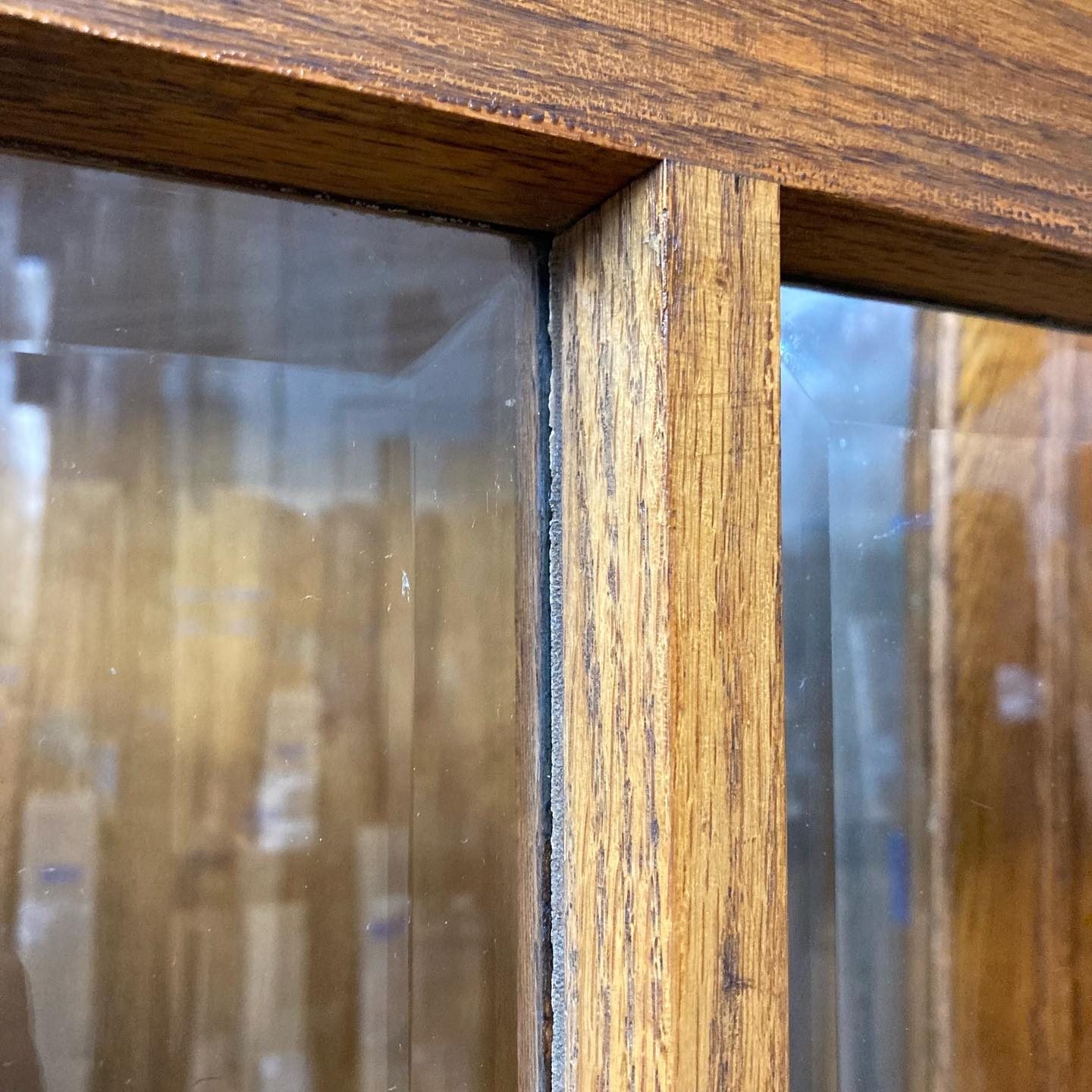 Antique Oak Craftsman Door