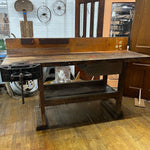 Load image into Gallery viewer, Vintage Industrial Pattern Makers Work Bench with Oliver Vise
