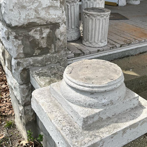 Antique Concrete Porch Pillars