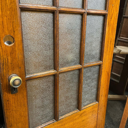 Antique Door with Privacy Glass