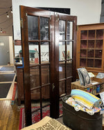 Load image into Gallery viewer, Late 1920s French Doors with Original Hardware and Skeleton Key
