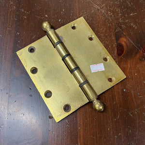 Yale & Towne Solid Cast Brass Ball Tip Hinges 5" x 5"