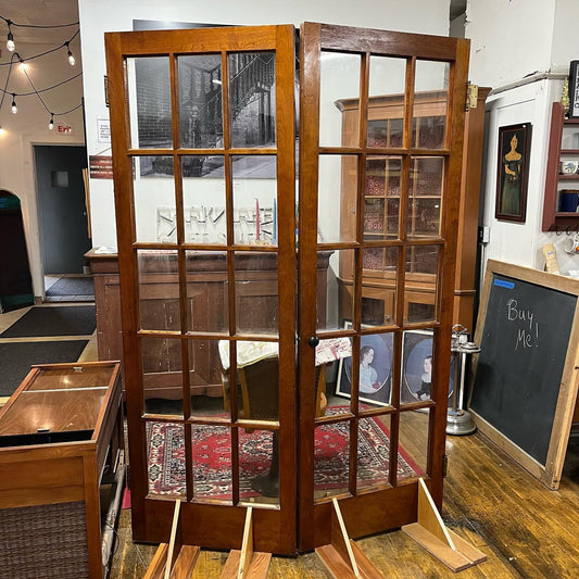 Antique 15-Pane French Doors