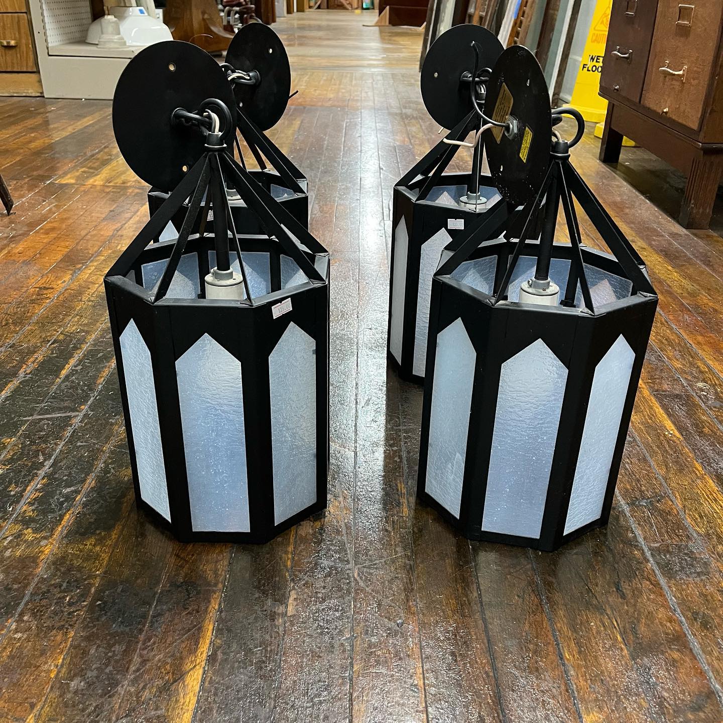 Vintage Leonard E. Kord Co. Church Lights
