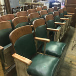 Load image into Gallery viewer, Antique Theatre Seats - Come in rows of 2, 3 or 4 seats
